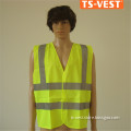 Security protection roadway safety custom logo print workers reflective yellow vests